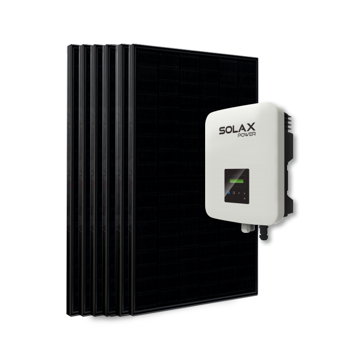 Kit 6 panneaux autoconsommation / réinjection 1500W sans stockage