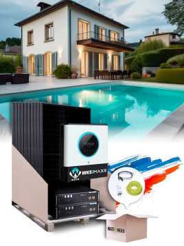 Eigenverbrauchsset 18 Paneele 10 kW mit Lagerung und Installation in Frankreich