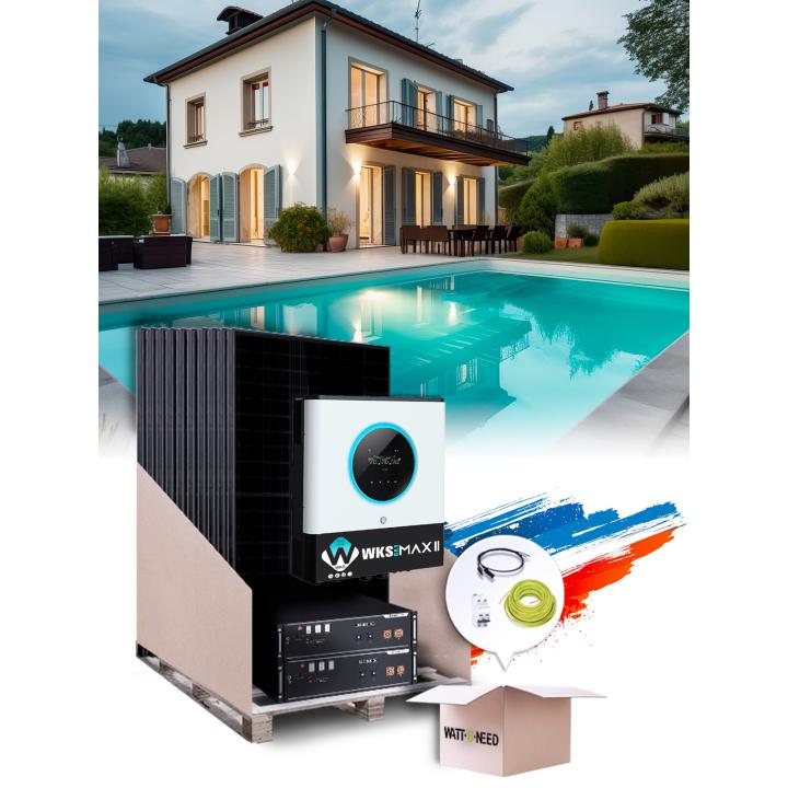 18-panel 10 kW self-consumption kit with storage and installation in France