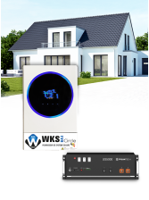 WKS EVO Circle 5,6 kVA Wechselrichter-Paket und Pylontech Lithium-Batterie