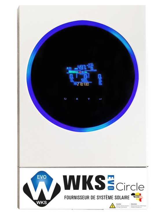Pack onduleurs WKS EVO Circle 11,2 kVA et batteries lithium Pylontech US5000 9,6 kWh