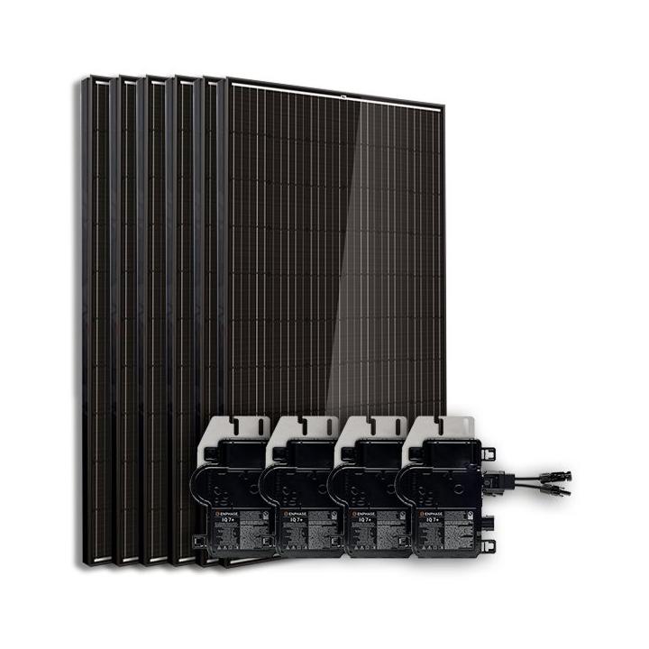 Kit de 6 paneles Enphase para autoconsumo / reinyección sin almacenamiento