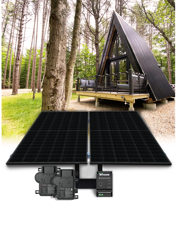 Kit 2 panels Enphase autoconsommation - Ultragroud System Kit 2 panels Enphase autoconsommation - Ultragroud System