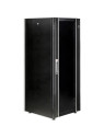 19'' 32U Rack-Schrank für Pylontech schwarze Tür und gehärtetes Glas