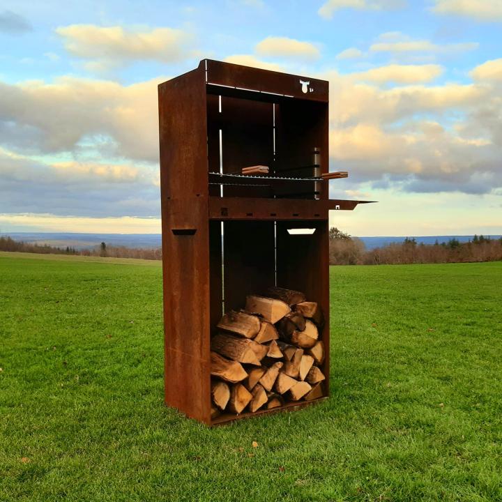 Barbacoa de acero corten BQ1