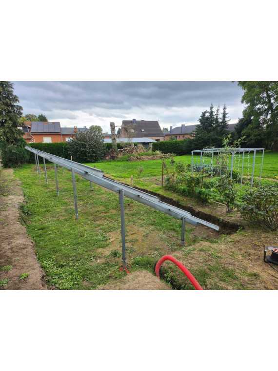 Funderingbout profiel M 1000 mm – gegalvaniseerd staal, M7