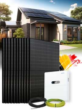 Kit Solaire Autoconsommation 5,4 kWc – Mono 5 kW – Batterie 5,12 kWh – Installé BE