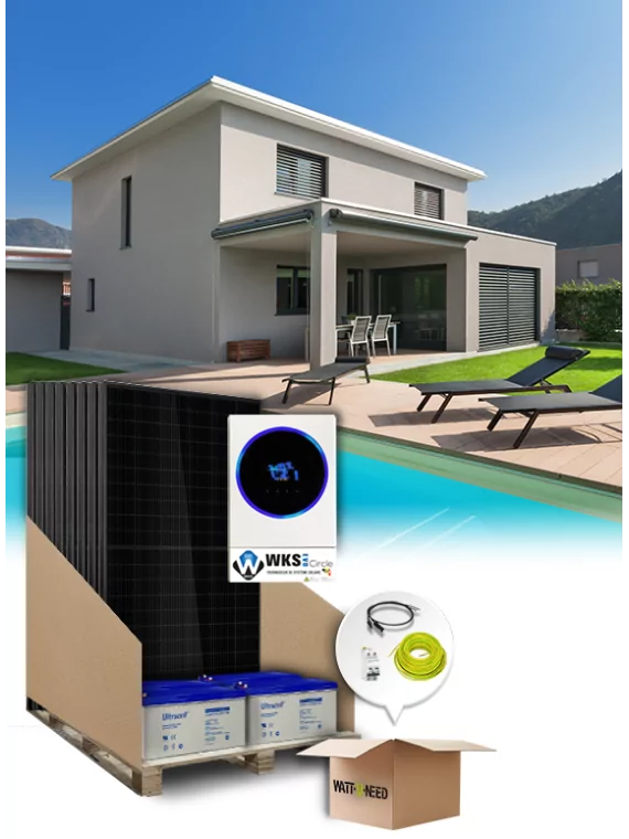 9-paneel 6,5kVA zelfverbruikset met opslag