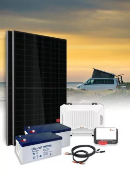 Solar kit 750Wp -  100Ah24V - 800VA