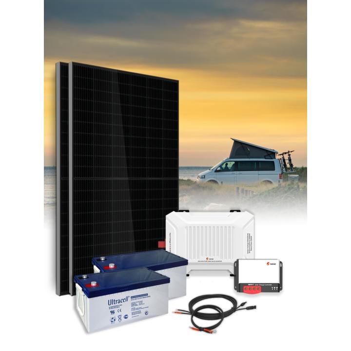 Solar kit 750Wp -  100Ah24V - 800VA