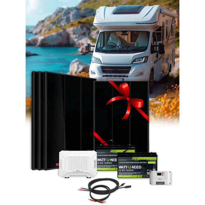 Stand alone kit 800Wp - 24V100Ah Li - 3000W