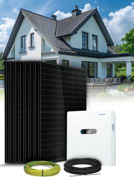 Kit of 10 Sofar hybrid 3.68kVa self-consumption/reinjection panels with lithium storage