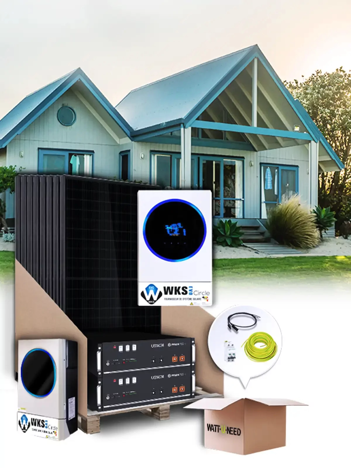 Autonomes Photovoltaik-Kit Klasse 2 - eine komplette und leistungsstarke Solarlösung