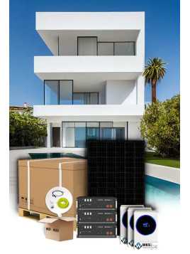 Autonomes Solarset Klasse 25 - 25 Paneele, 2 Pylontech Lithium-Batterien, 1 WKS Evo MAX II Wechselrichter - Wattuneed