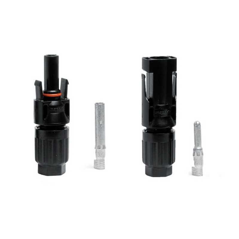 Conectores compatibles con MC4 para conectar paneles solares