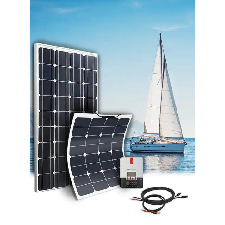 Kit solar autocaravana y barco TAMAÑO M - 12V - configurable