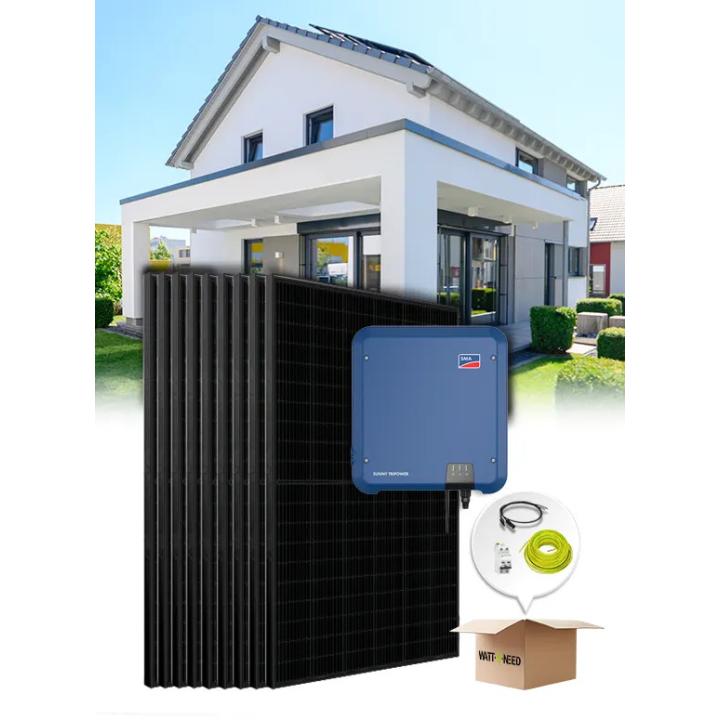 Kit 12 panels self-consumption / reinjection 4000W SMA Sorting without storage