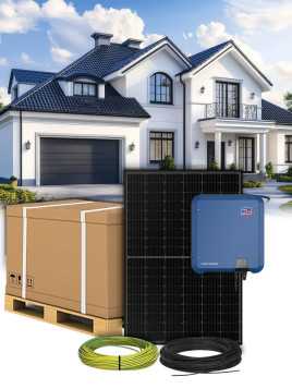 Kit 30 panels self-consumption / reinjection tri 10kW SMA without stor