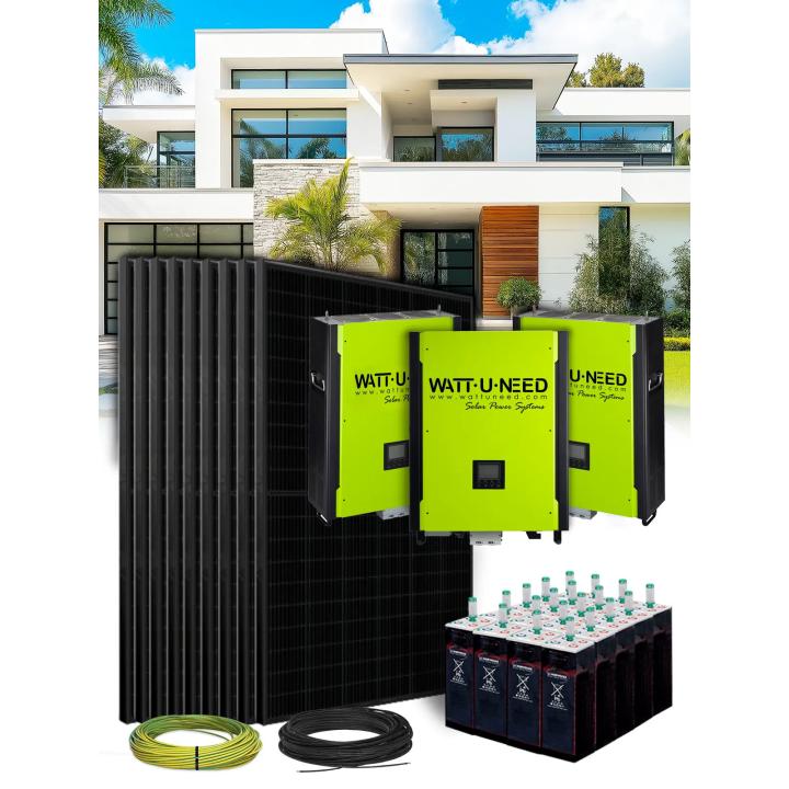 Kit de autoconsumo 72 paneles 30kVA almacenamiento y reinyección