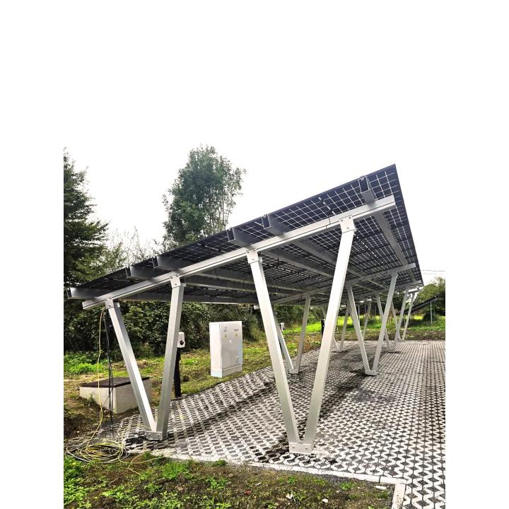Solar-Carport aus Aluminium mit 15 Modulen