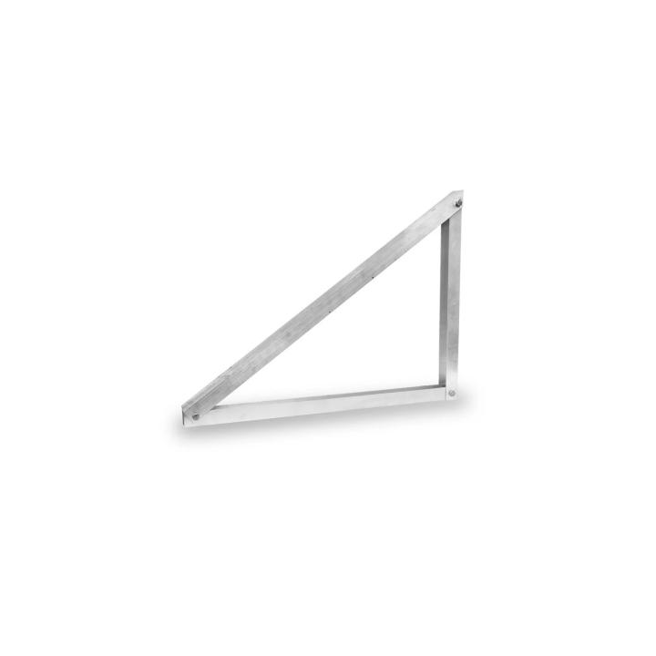 Aluminium muurbeugel - beugels onder een hoek van 35°.