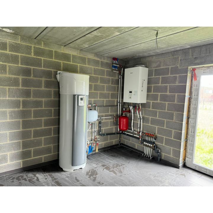 Set Wärmepumpe + Thermodynamischer Boiler 12 kW - Installation Luxemburg