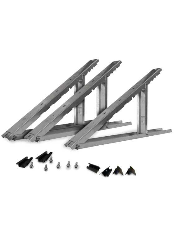 Kit de Fixation en Aluminium pour 2 Panneaux Solaires