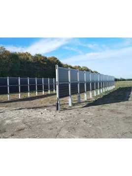 HPX solar fence: sturdy, environmentally friendly installation
