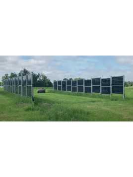 Valla solar HPX: instalación robusta y ecológica