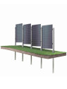 Solarzaun WS-A10P - Vertikales Bodenbefestigungssystem