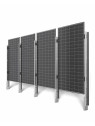 WS-A10P solar fence - Vertical ground mounting system
