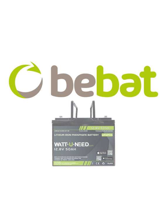 Contribución medioambiental Bebat Wattuneed 12.8V 50Ah