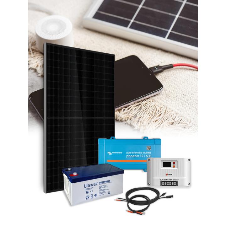 1-paneel 500VA stand-alone kit met opslag