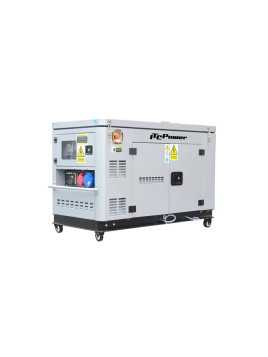 Generador diésel de 10 kW a plena potencia, 230 V/400 V, con regulador automático de voltaje (AVR), ITC Power DG12000XSE-T