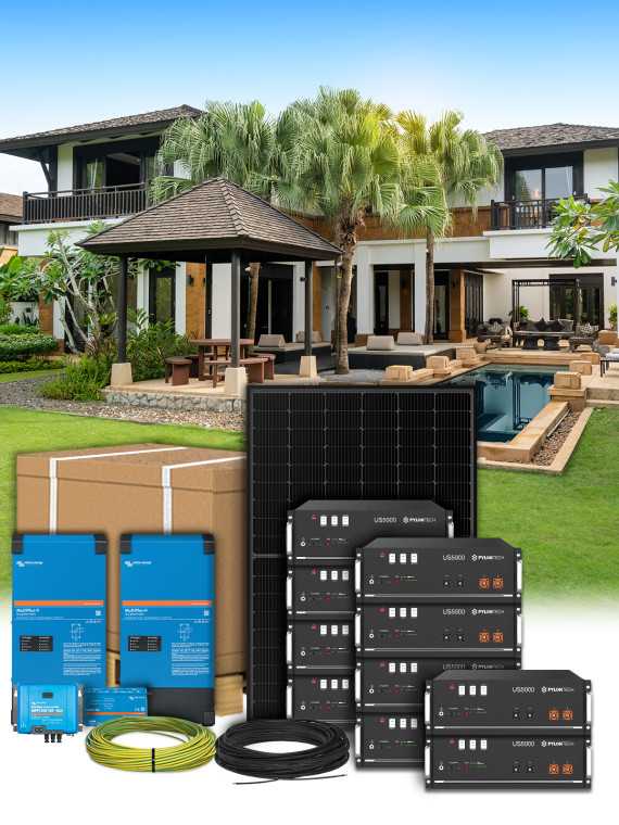 Kit 40 Panneaux – 20 kVA / 48 kWh – Classe 4 Victron