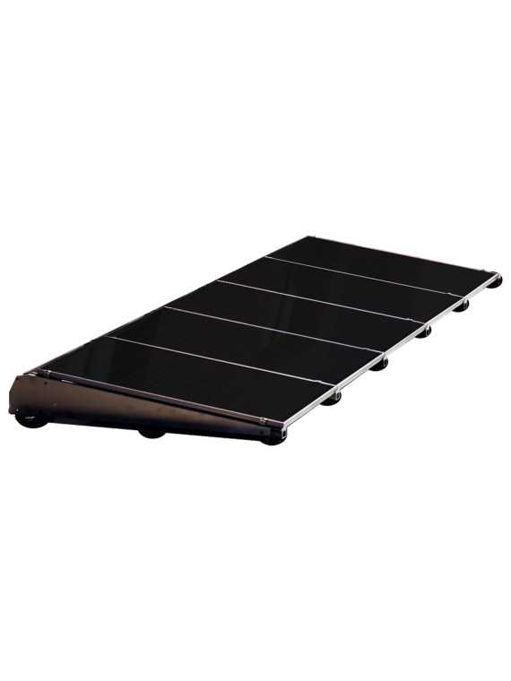 FlatFix flat roof system for portrait panels from 170 to 178 cm