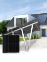Carport photovoltaïque aluminium + 15 panneaux solaires 450Wc