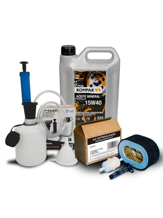 Kit d’entretien/maintenance complet pour groupe électrogène diesel – Kompak, ITC Power, Black & Decker