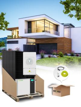 Eigenverbrauchsset 10 Paneele 3,6kVA mit Lithiumspeicher.