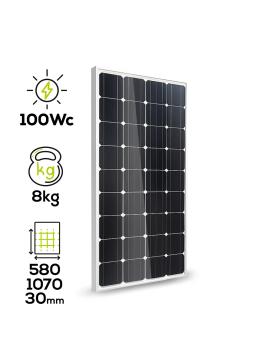 Panneau solaire 12V 100Wc monocristallin