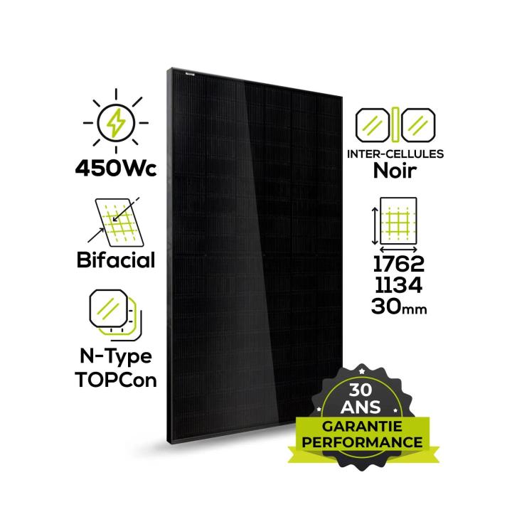Solar panel HT-SAAE Jupiter 450W Bifacial N-Type TOPCon
