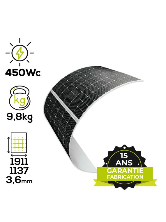 Shinson S.Blade 450 Wp Ultra Ligero Panel Solar Flexible de Alto Rendimiento
