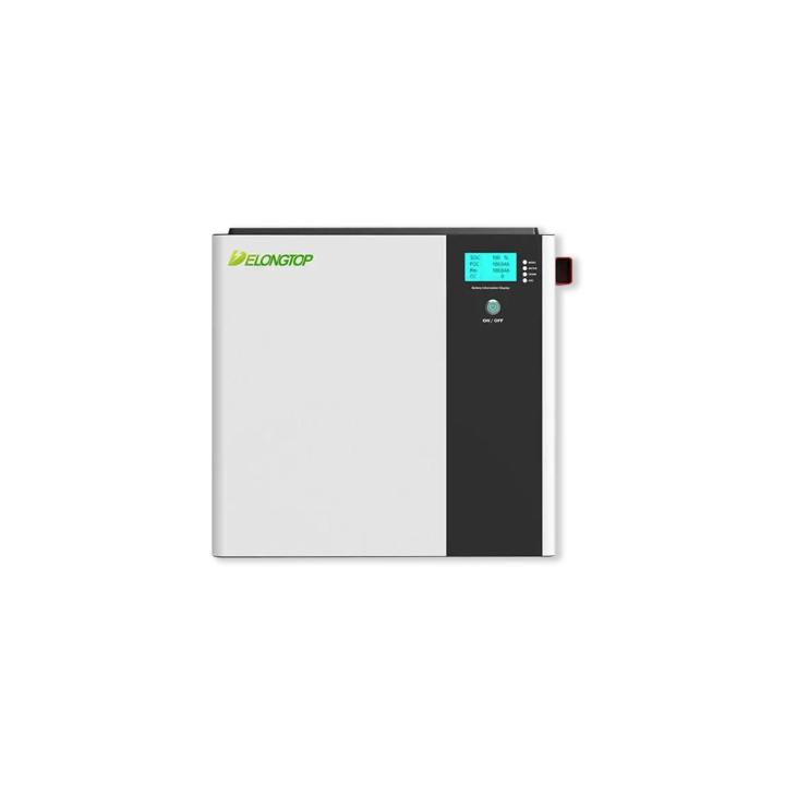 Kit de autoconsumo con 8 paneles inversores Deye 3.6 kVA y batería de litio Delong Top 5,12 kWh