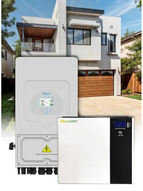 Inversor monofásico Deye de 6 kVA y batería de litio Delong Top de 5,12 kWh