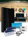Kit autonome 2 panneaux 500VA avec stockage