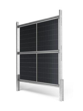 HPX solar fence: sturdy, environmentally friendly installation