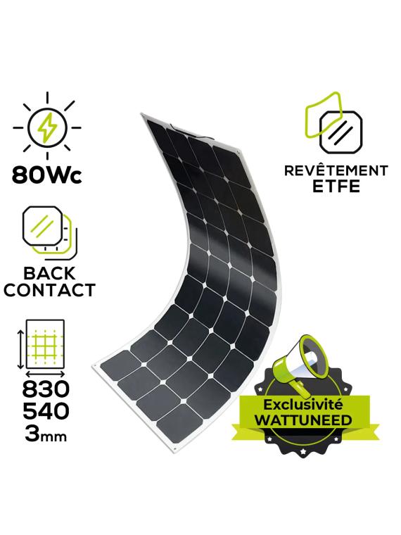 MX FLEX Protect Solar Panel 80Wp Back Contact