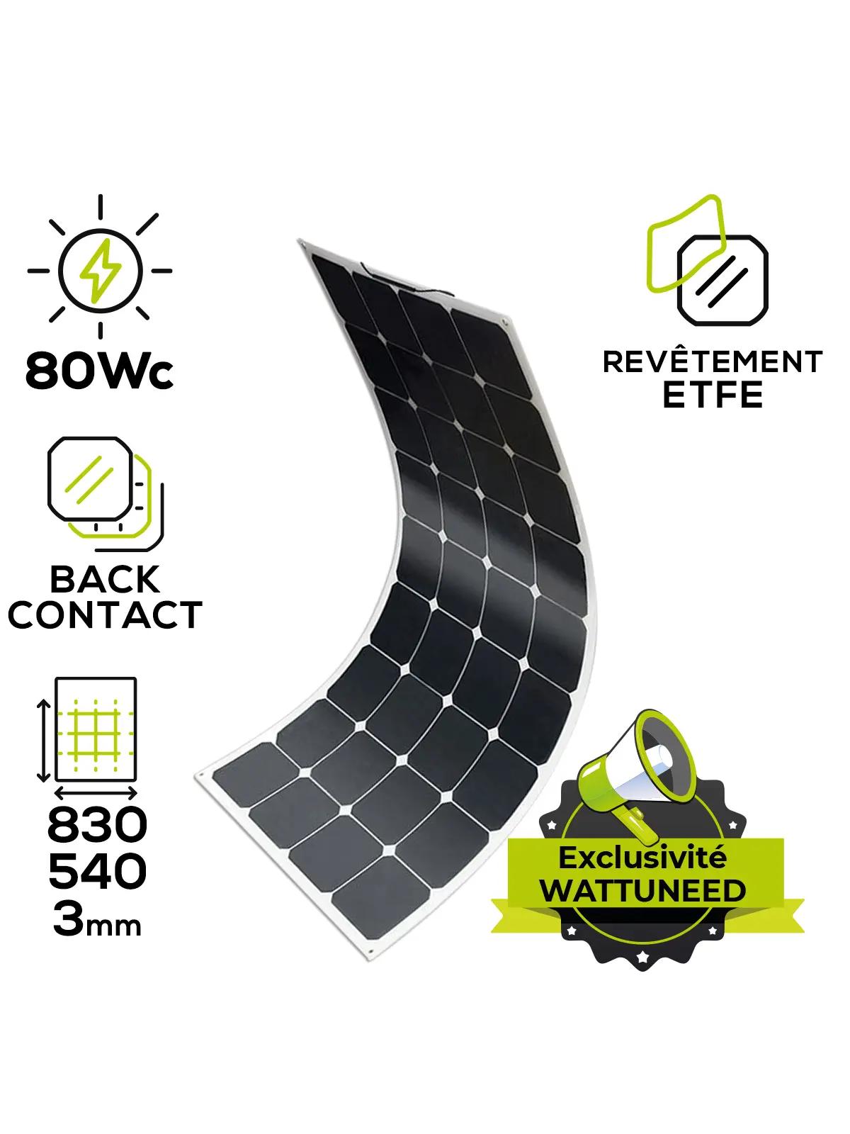 MX FLEX Protect Solar Panel 80Wp Back Contact