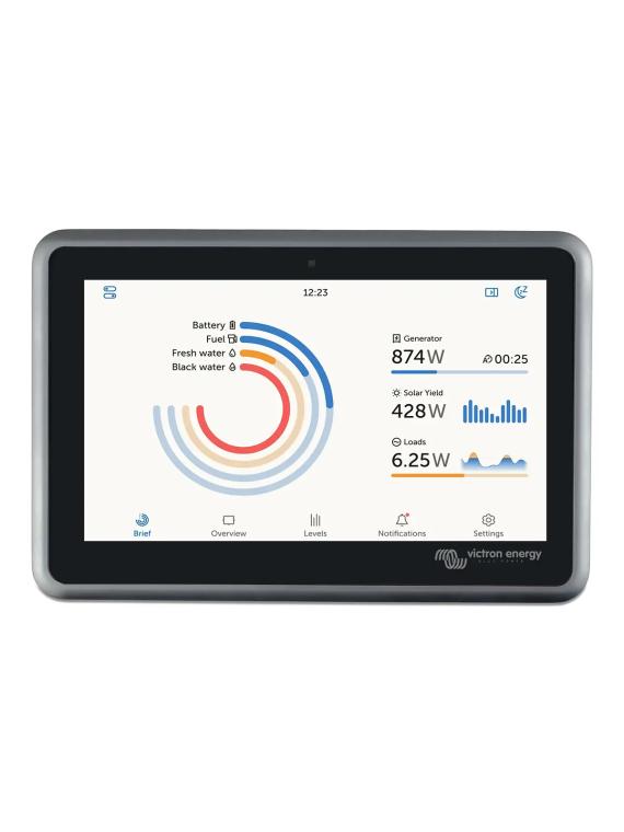 Victron Ekrano GX touchscreenmonitor