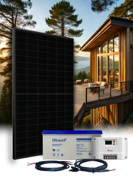 Kit 1 panneau autoconsommation 12V avec stockage